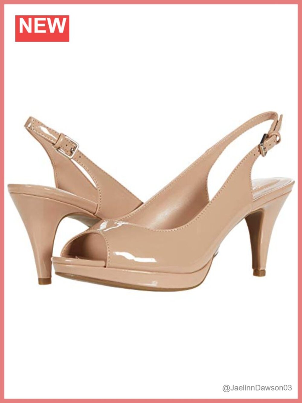 Faux Leather Heeled Sandals Slingback Stiletto Platform Women's